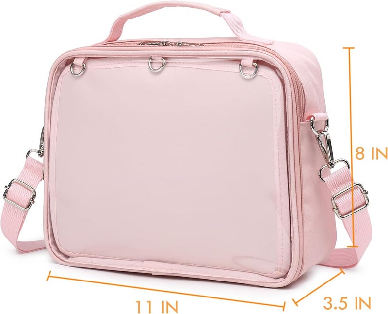 CHERRY SAUCE Dopamine Color Ita Bag Backpack Satchel Oxford Crossbody Messenger Shoulder Bag - Image 2